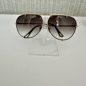 DITA Talon 23007-A Black/Gold Aviator Sunglasses 62 | Full Set